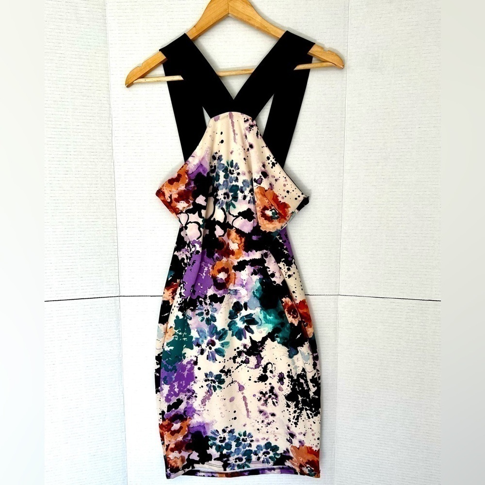 The vintage Shop floral warercolor pastel pattern dress - Picture 7 of 7